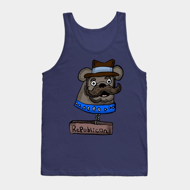 Republican Bulldog Tank Top by Eric03091978